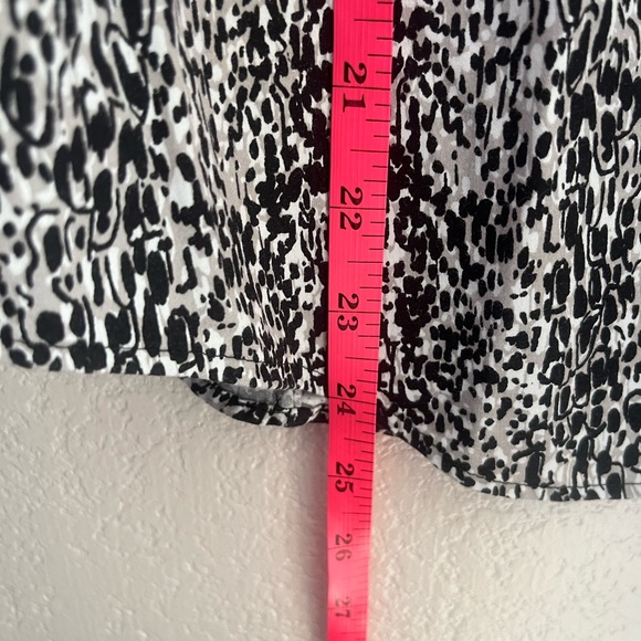 Calvin Klein Patterned Button Down Long Sleeve Collared Shirts - Pink and Black - Picture 7 of 13